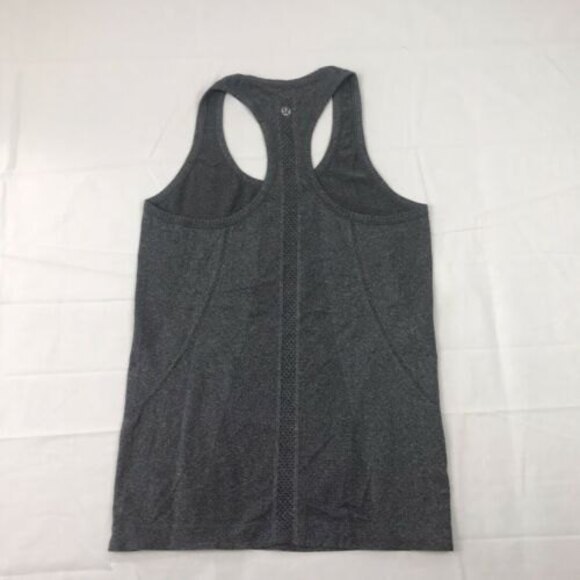 Lululemon Swiftly‎ Tech Run Racerback Heathered Gray Tank Top Shirt Size 6 - Picture 7 of 9